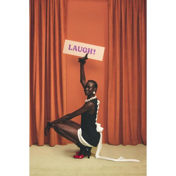 ZARA CONTRAST POPLIN PLAYSUIT HARRY LAMBERT FOR ZARA X DISNEY - Picture 2 of 5